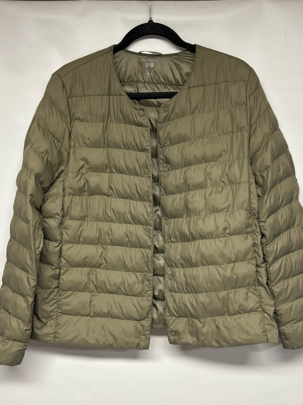 Uniqlo Women's Olive Lightweight Packable Puffer Jacket